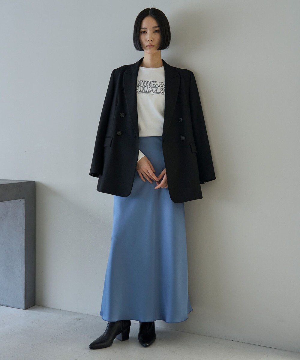 UNFILO ロゴ刺繍 Tシャツ 