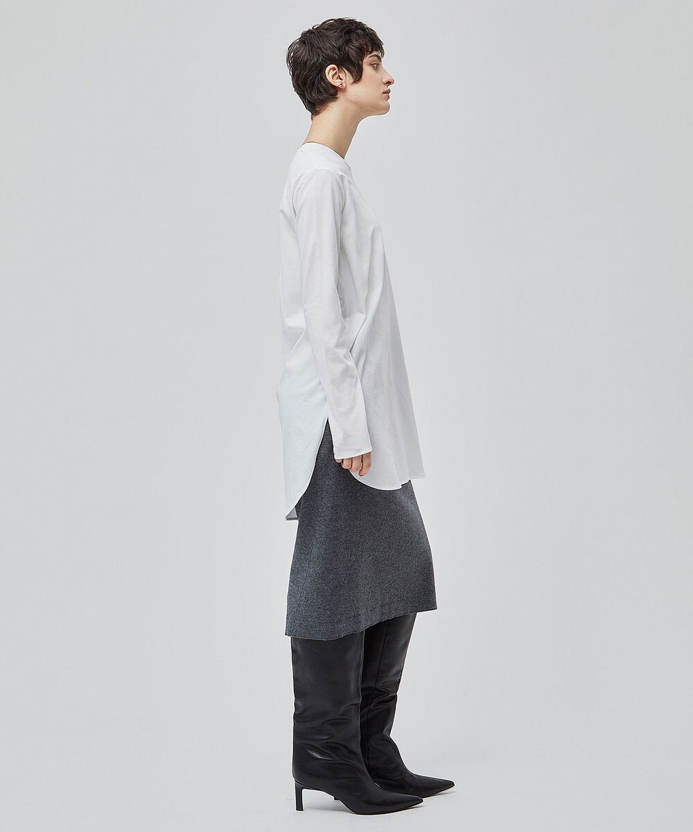 BEIGE， 【洗える】BROIS / ロング丈カットソー 