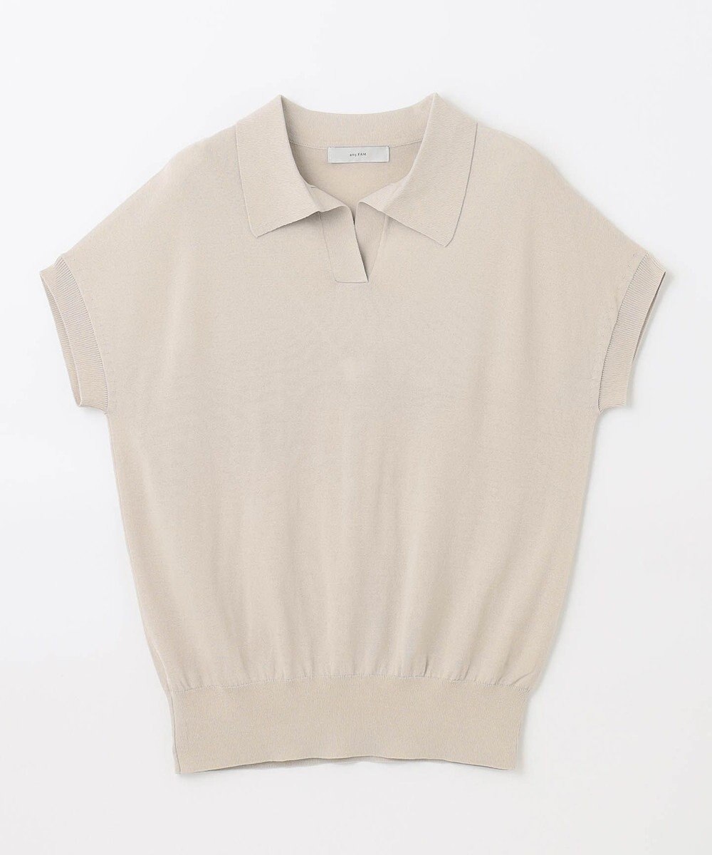 ANY 【接触冷感/UVケア/アンチピリング】クールタッチスキッパーニット 