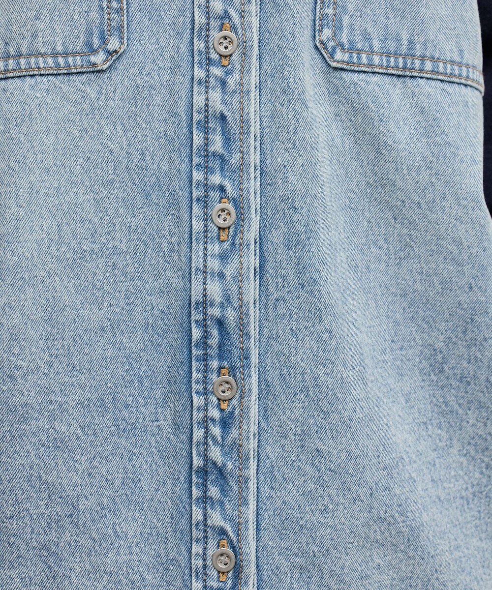 GRACE CONTINENTAL ニットスリーブデニムワンピース 