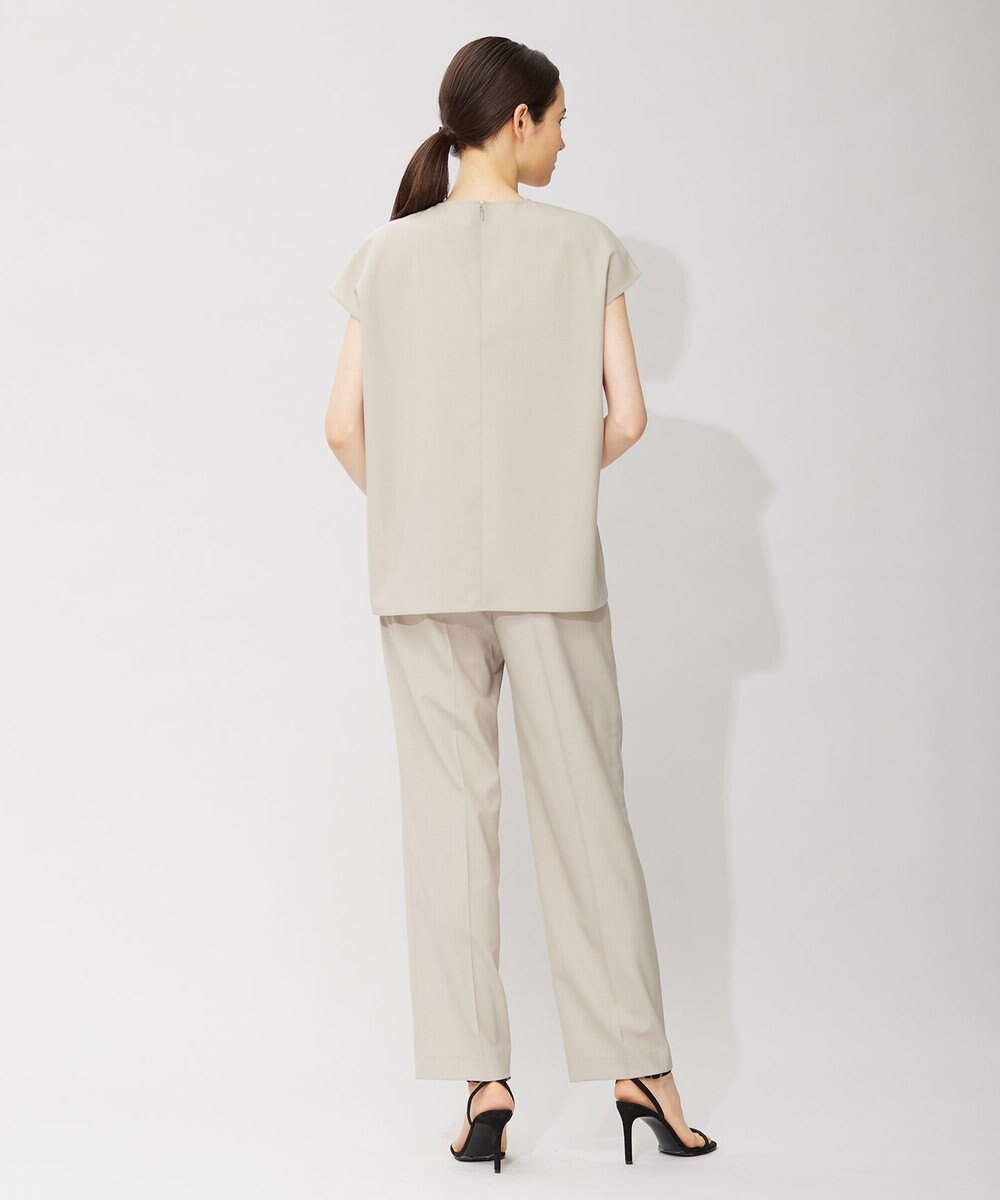 ICB 【洗える】 サマーウールトロ ブラウス 