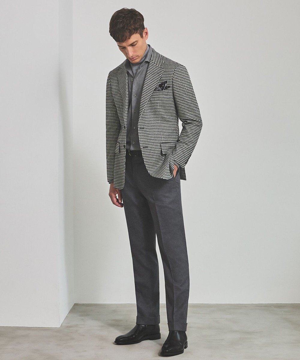 GOTAIRIKU 新色追加【一部ストレッチ】カシミヤブレンド 定番ツイードジャケット(25年モデル) 