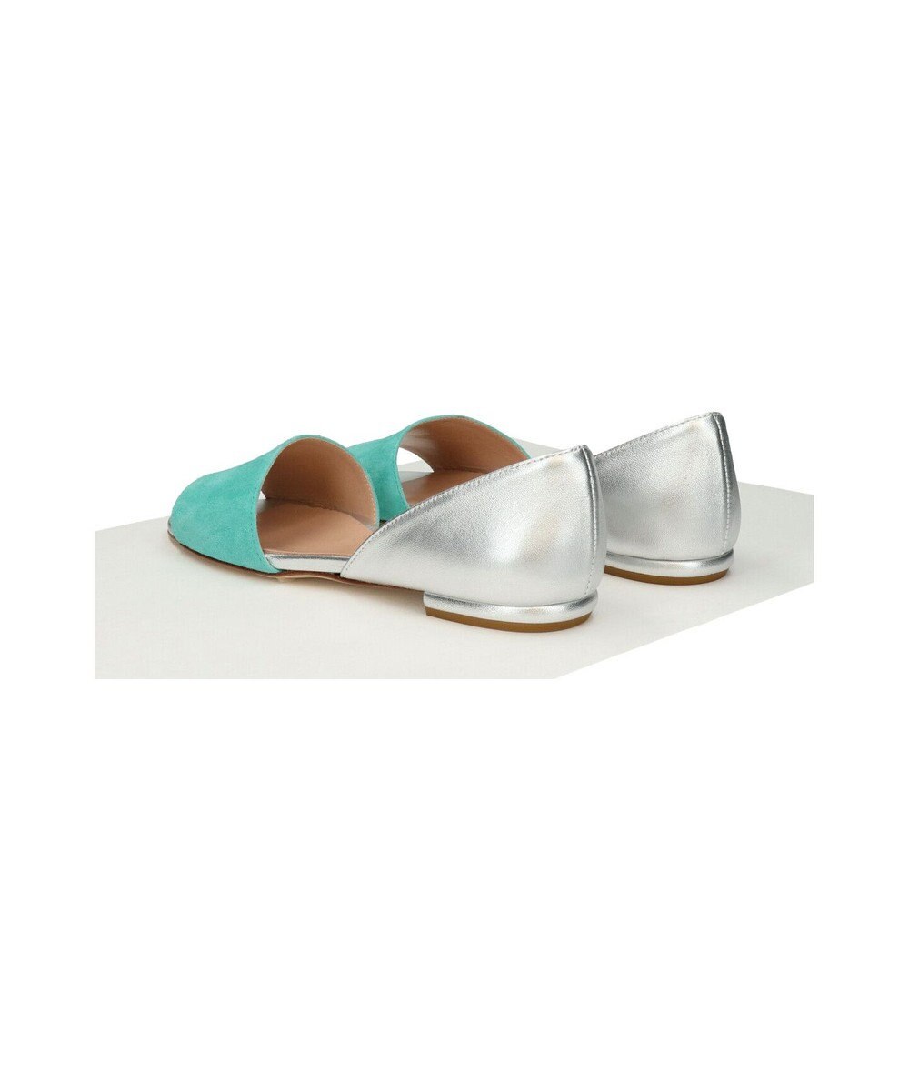 INTER-CHAUSSURES 【INTER-CHAUSSURES】異素材コンビオープントウパンプス 