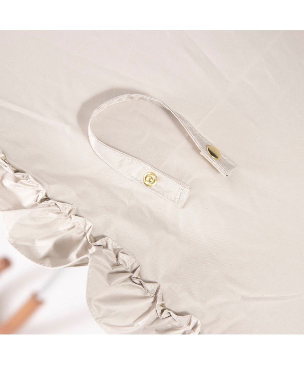 UNBILLION カシュネ cachenez / 【晴雨兼用】【日傘】 【UV カット率99.999.9％以上】PUビッグフリルトップレス折りたたみ傘 