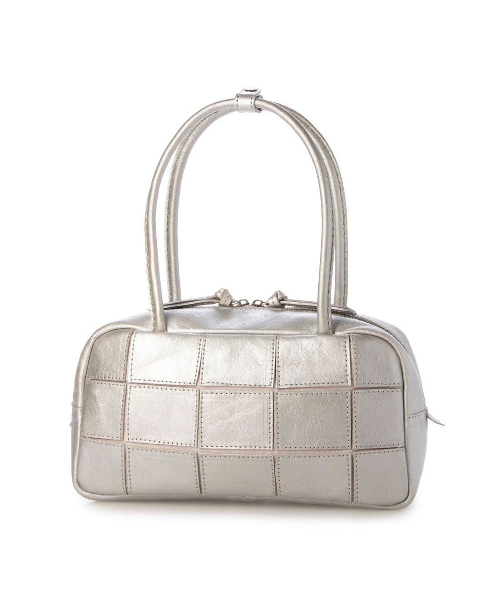 UNBILLION ピークスピーク PEAKS PEAK / 牛革パッチワーク横長ボストン 