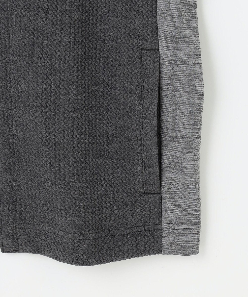 JOSEPH ABBOUD MOUNTAIN 【ソフト/吸水速乾/ライナードッキング対応】メランジバック メッシュ ジップ カットソー 