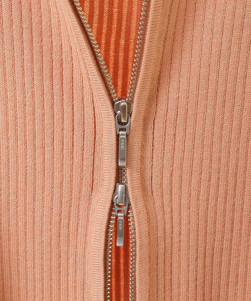 earth music&ecology ダブルジップニットカーディガン 