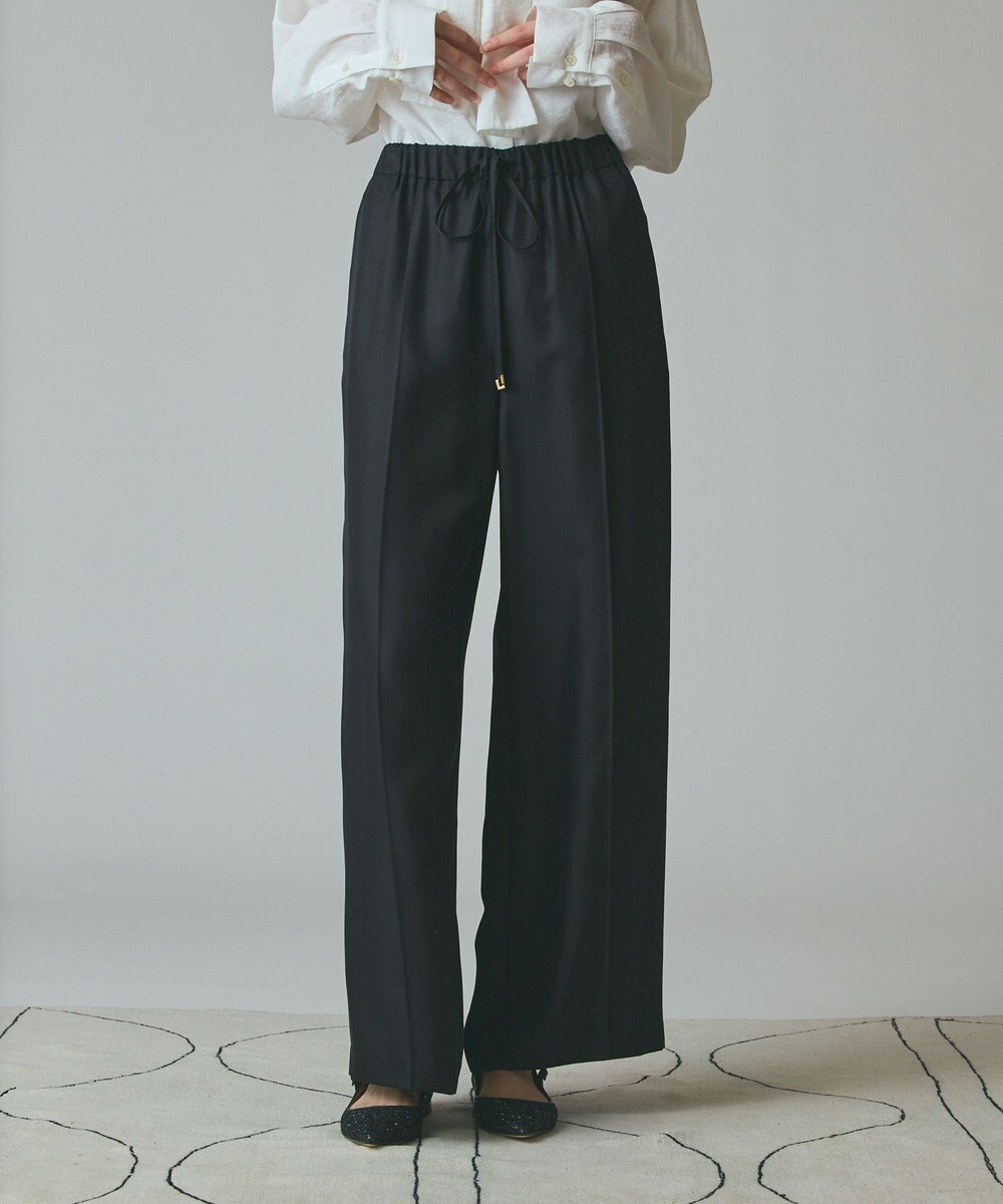 GRACE CONTINENTAL シルクツイルイージーパンツ 