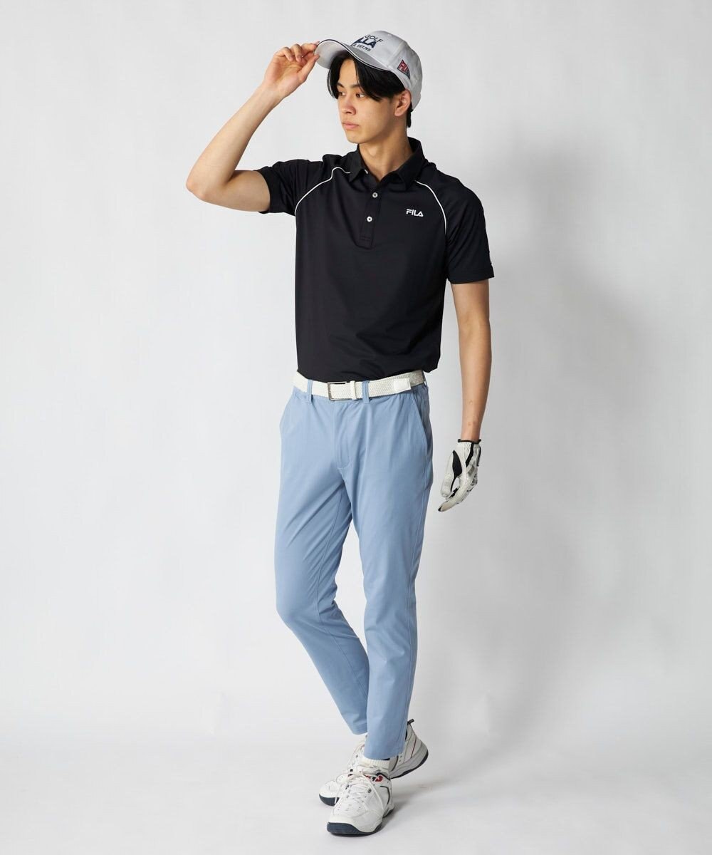 FILA GOLF／marie claire 【FILA GOLF】ラグラン半袖ポロシャツ 