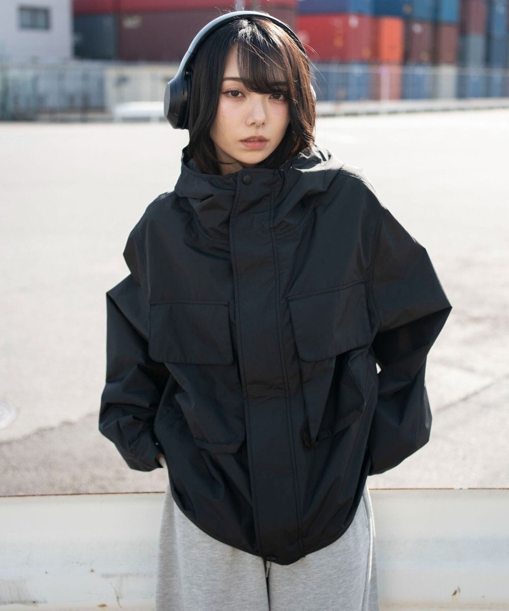 WEGO 【ユニセックス着用ITEM/アウトドア】フードシェルブルゾン 