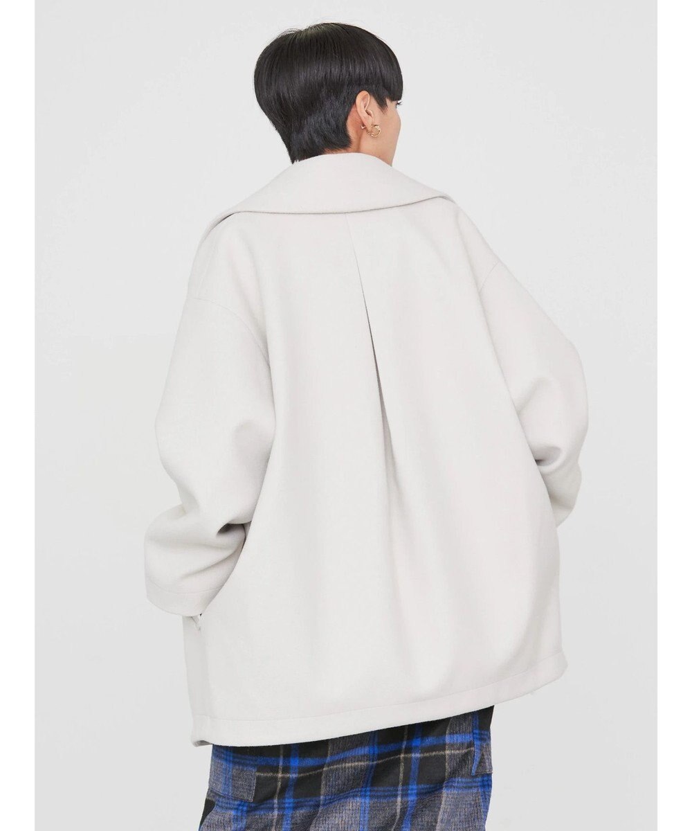 AMERICAN HOLIC 中空ＦＩＢＥＲコクーンミディコート 