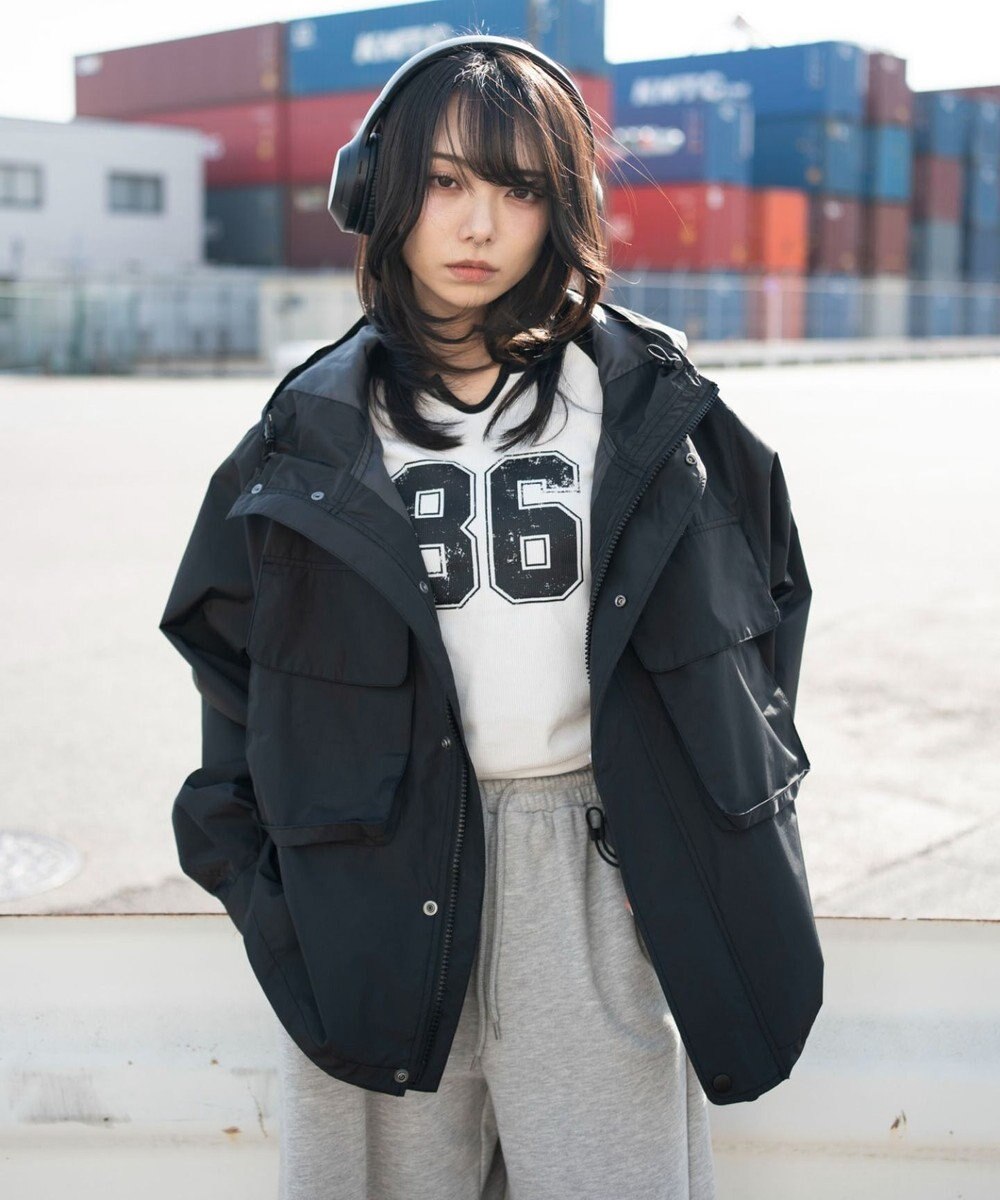 WEGO 【ユニセックス着用ITEM/アウトドア】フードシェルブルゾン 