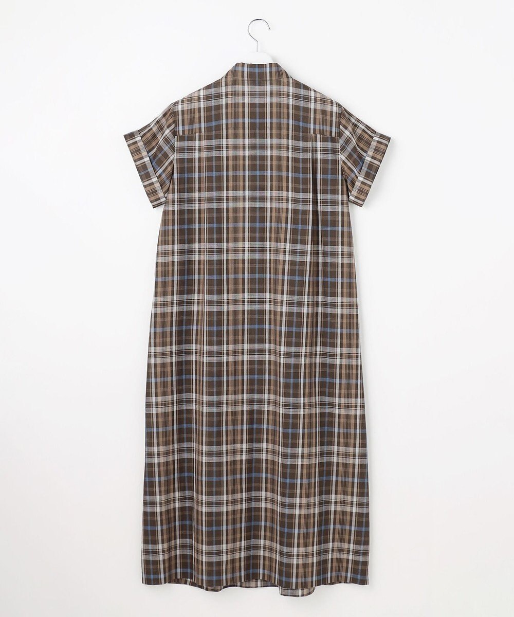 J.PRESS LADIES S コットンリネン Light マドラスチェック シャツ ワンピース 