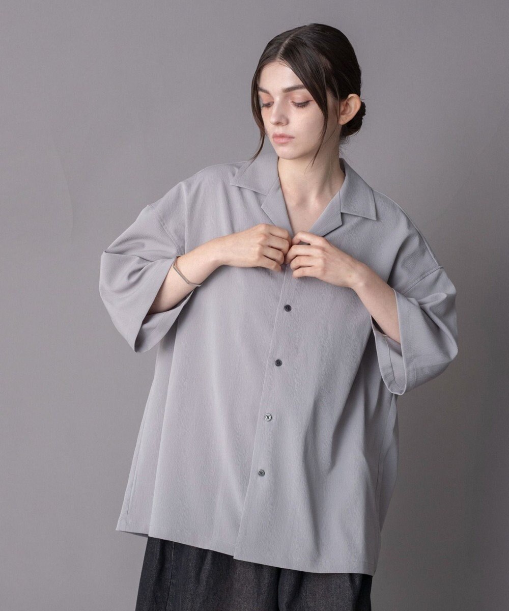 WEGO 【ユニセックス着用ITEM】クレープオープンカラーシャツ（SS） 