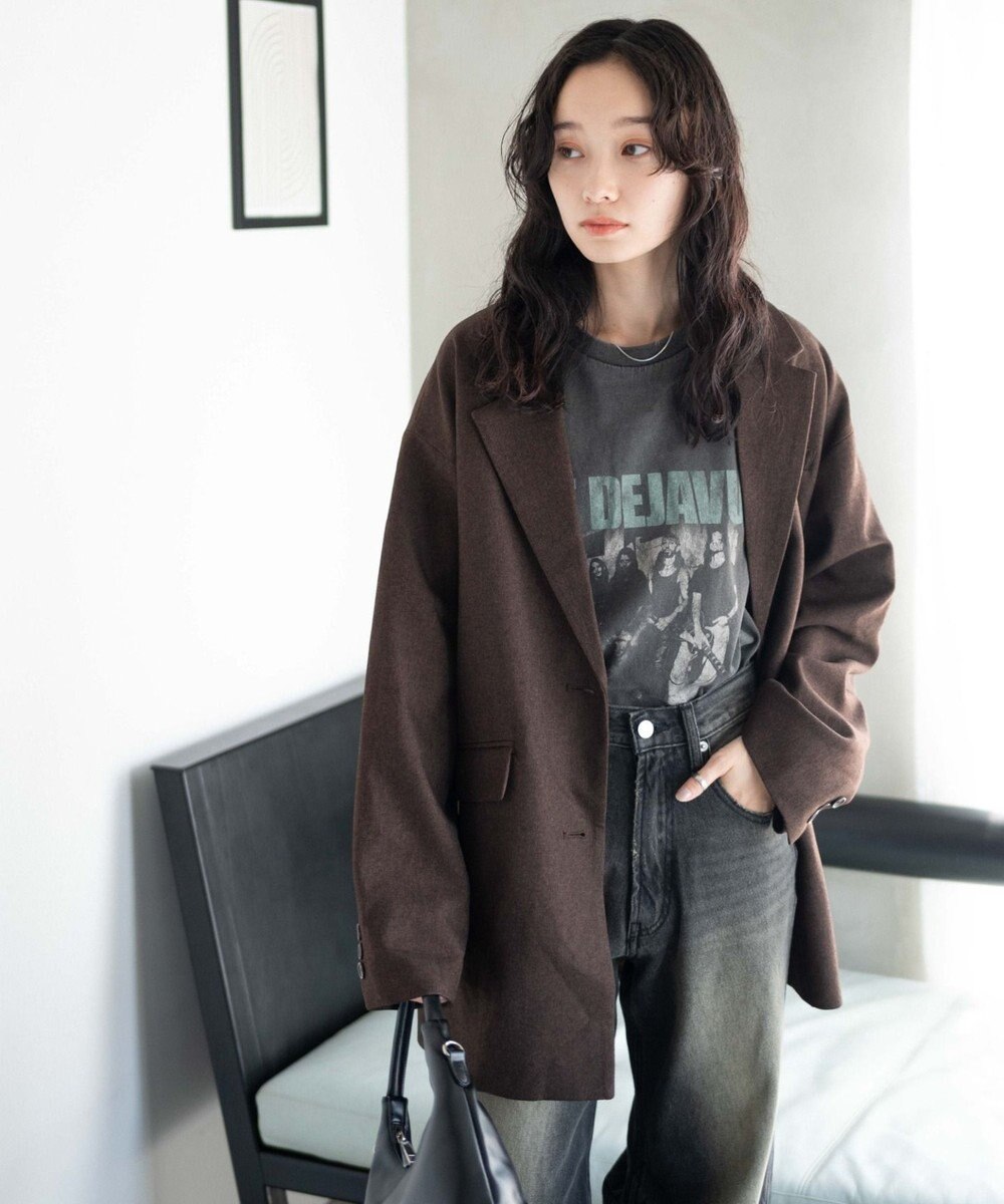 WEGO ボクシーテーラードジャケット 