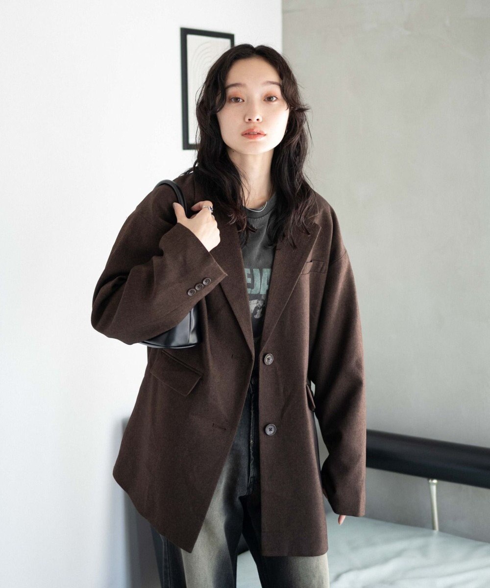 WEGO ボクシーテーラードジャケット 