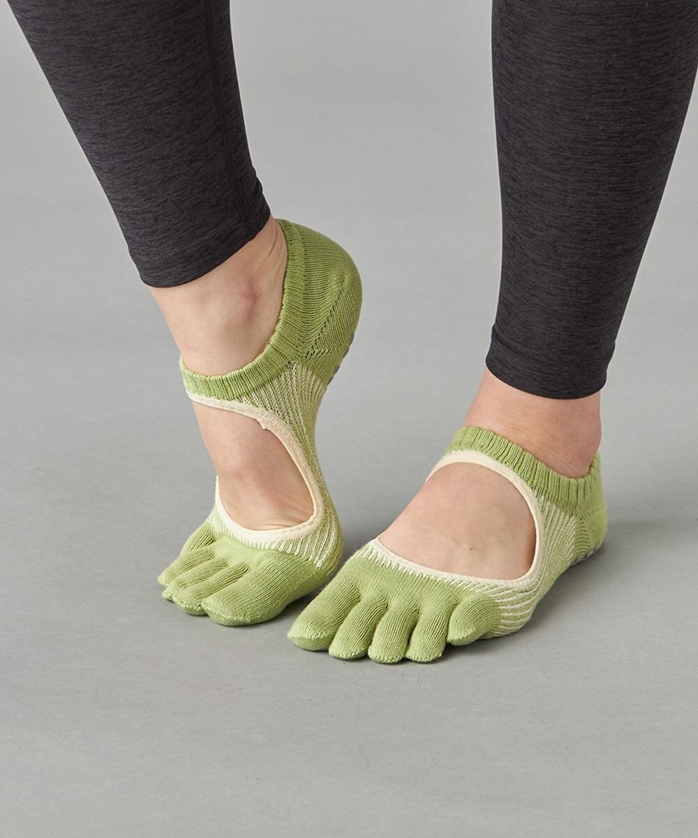 Chacott 140203 ラメストライプカバー　５本指ソックス 