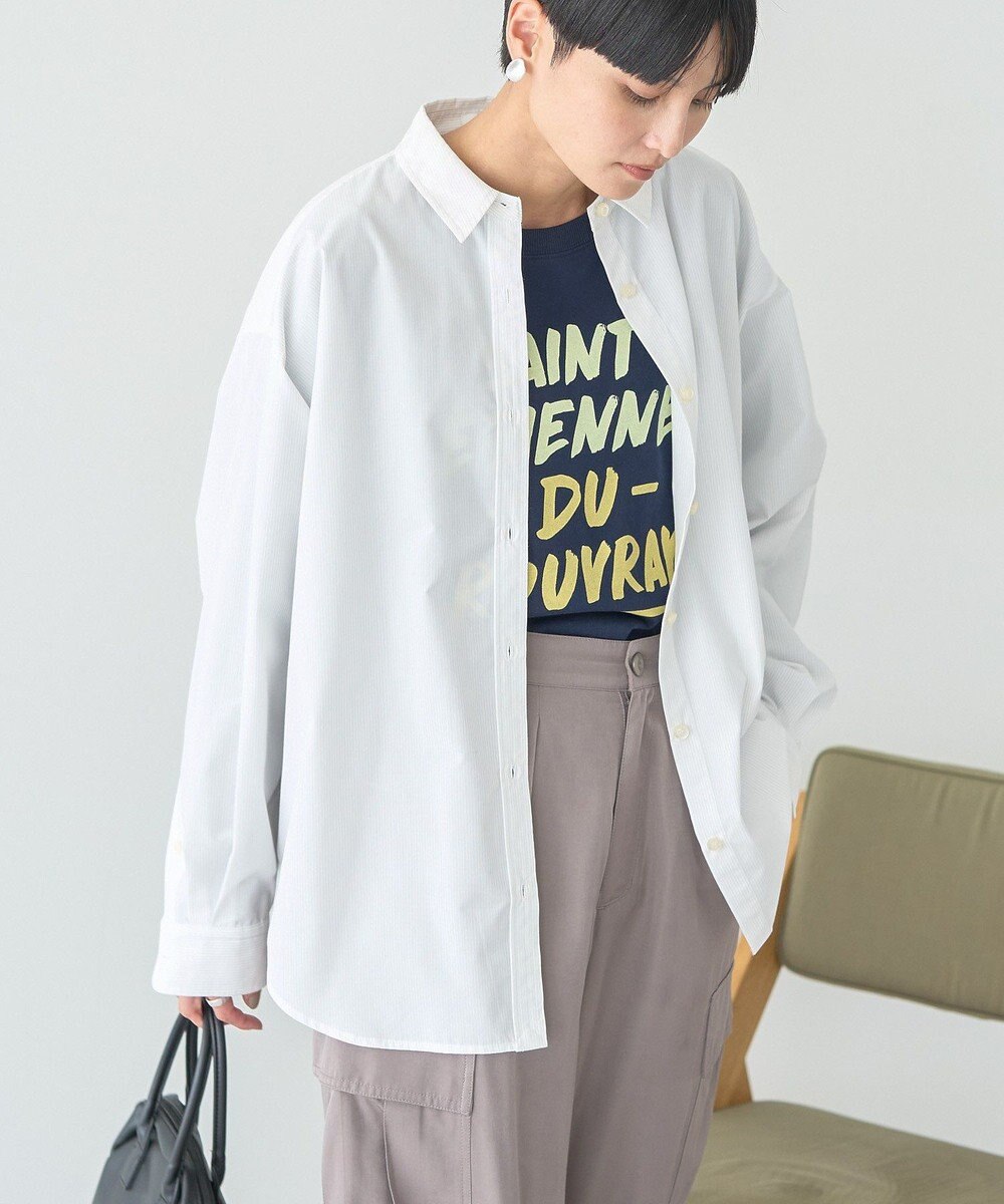 AMERICAN HOLIC イージーケアブロードシャツ 