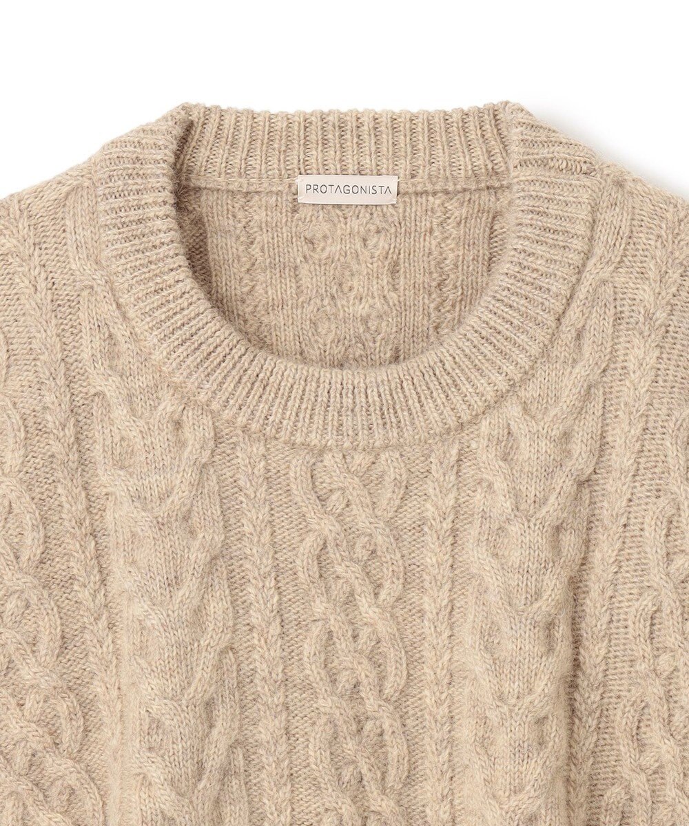 BEIGE， PROTAGONISTA / ケーブルニット 