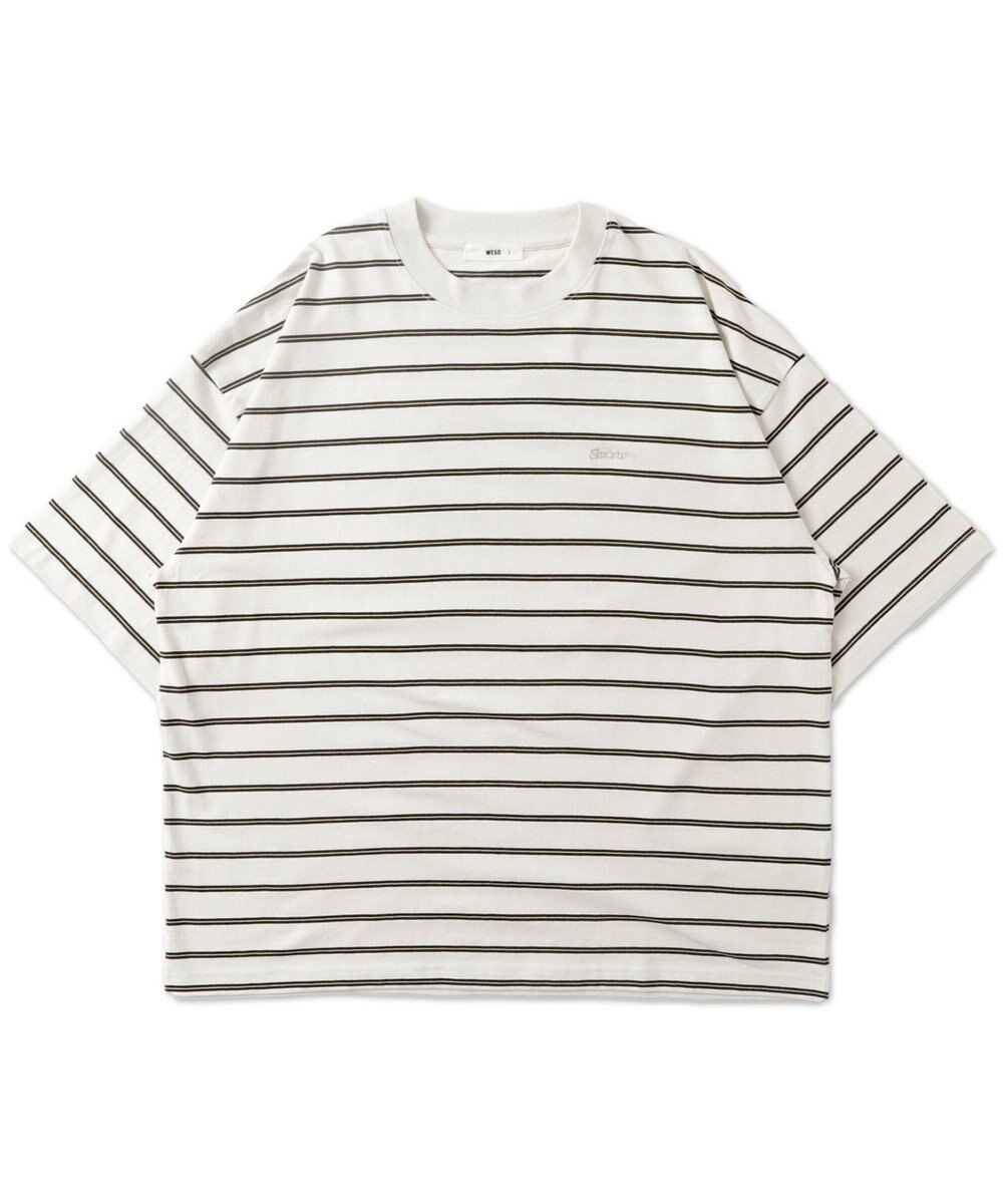 WEGO ワンポイントボーダーT 