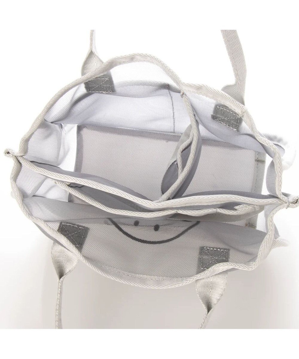 UNBILLION cachecache スマイルモチーフメッシュバッグインバッグ 