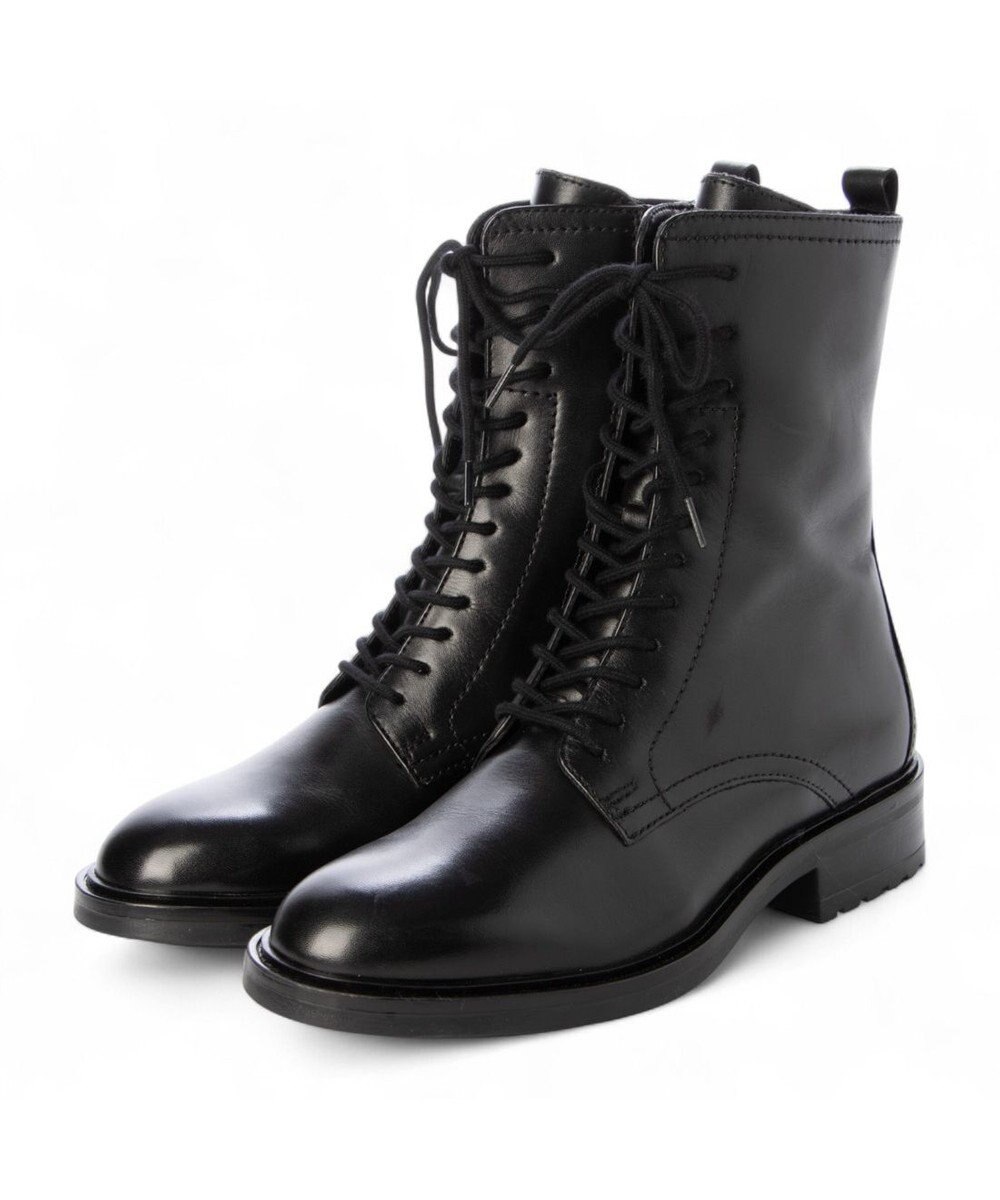 ing <ing>【WEB限定】レザーレースアップショートブーツ 
