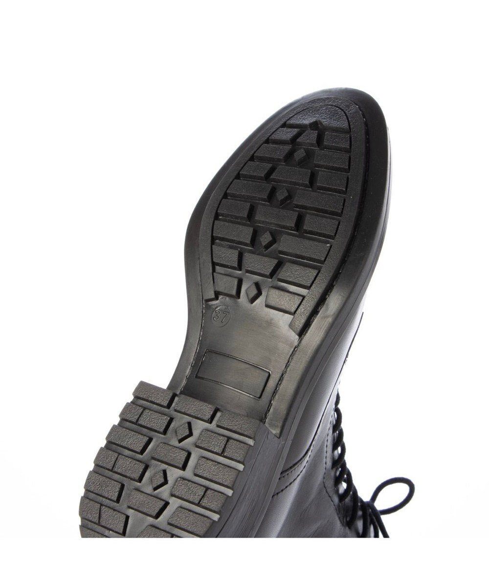 ing <ing>【WEB限定】レザーレースアップショートブーツ 