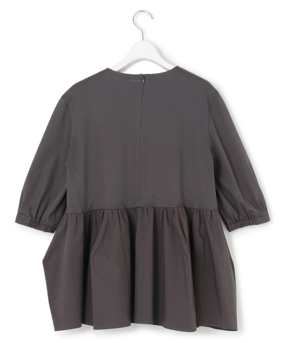 23区 【GLOW8月号掲載/洗える】ランダムフリルジャージー ペプラム カットソー 