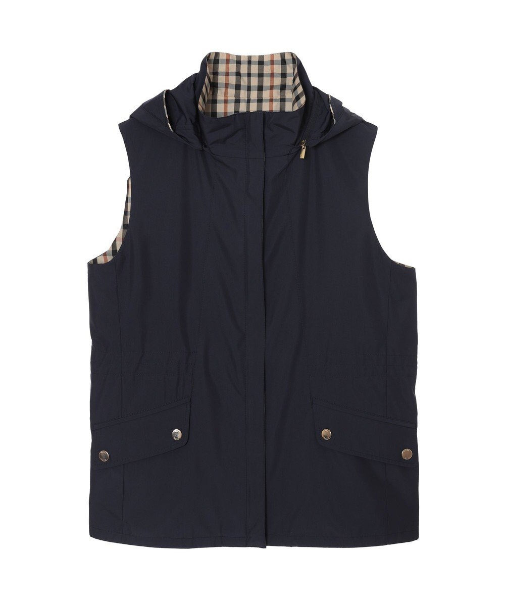 DAKS リバーシブル ハウスチェックベスト 