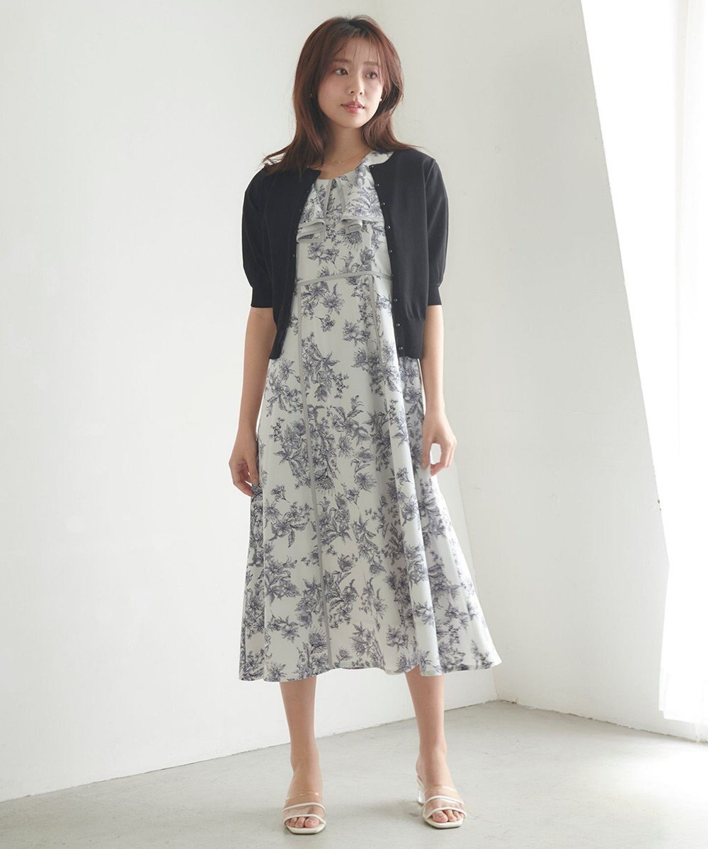 Feroux 【接触冷感・UVカット】ハーフスリーブ カーディガン 