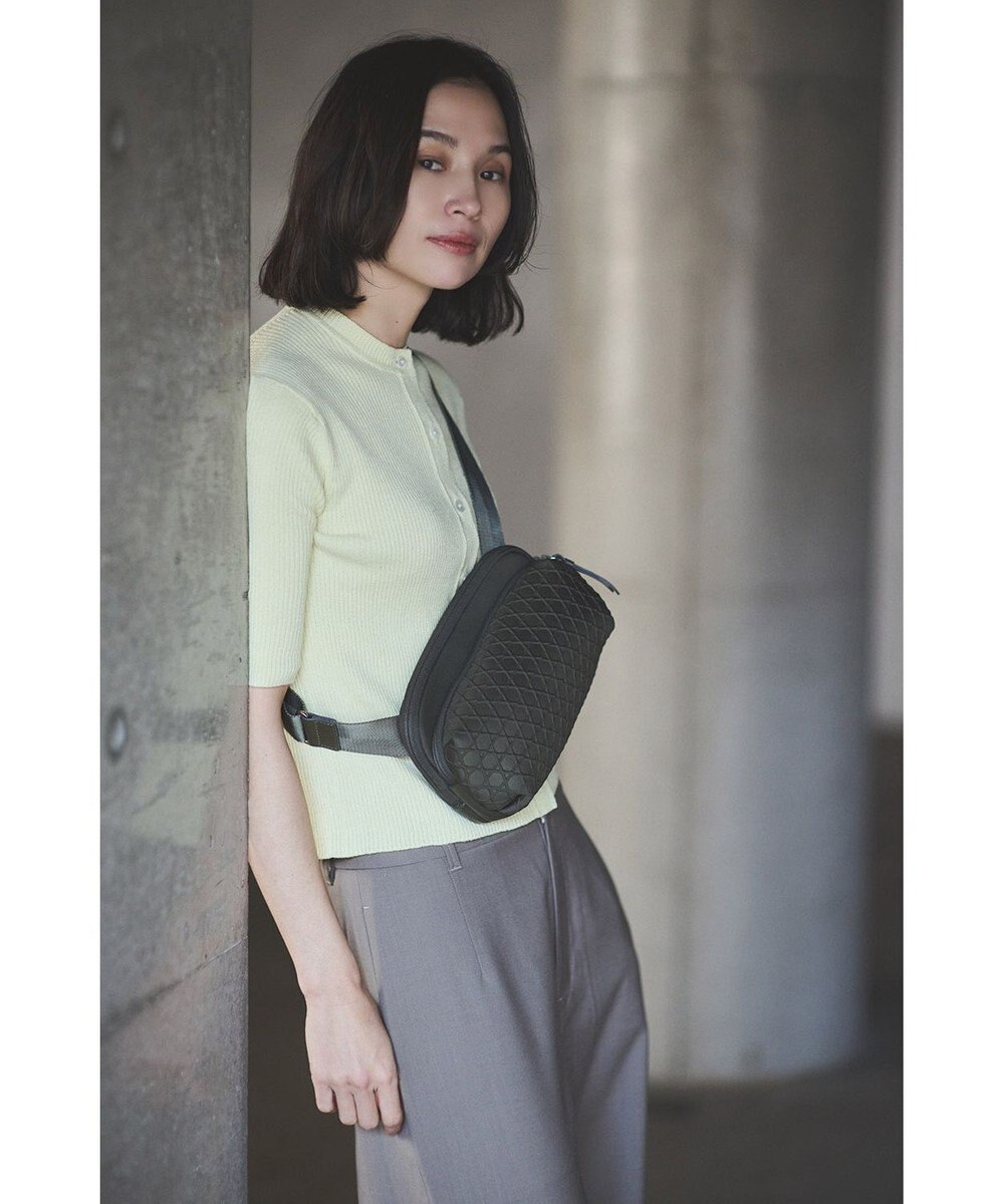 MIYABIYA LAQUOH【撥水加工】篭目柄エンボスボンディング2WAYショルダー 