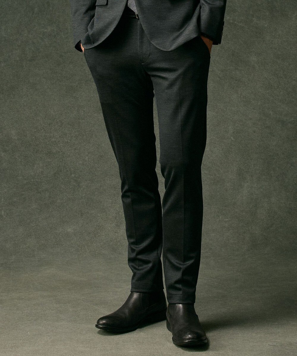 JOSEPH ABBOUD 【キングサイズ・尾州産素材/ウールジャージー】T/Wモクロディ パンツ 