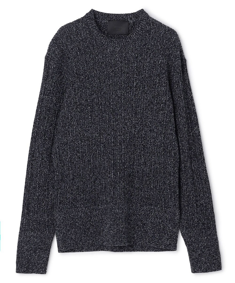 JOSEPH HOMME 【HIGH GRADE LINE】バルキーコットンノットリブ　クルーネックニット 