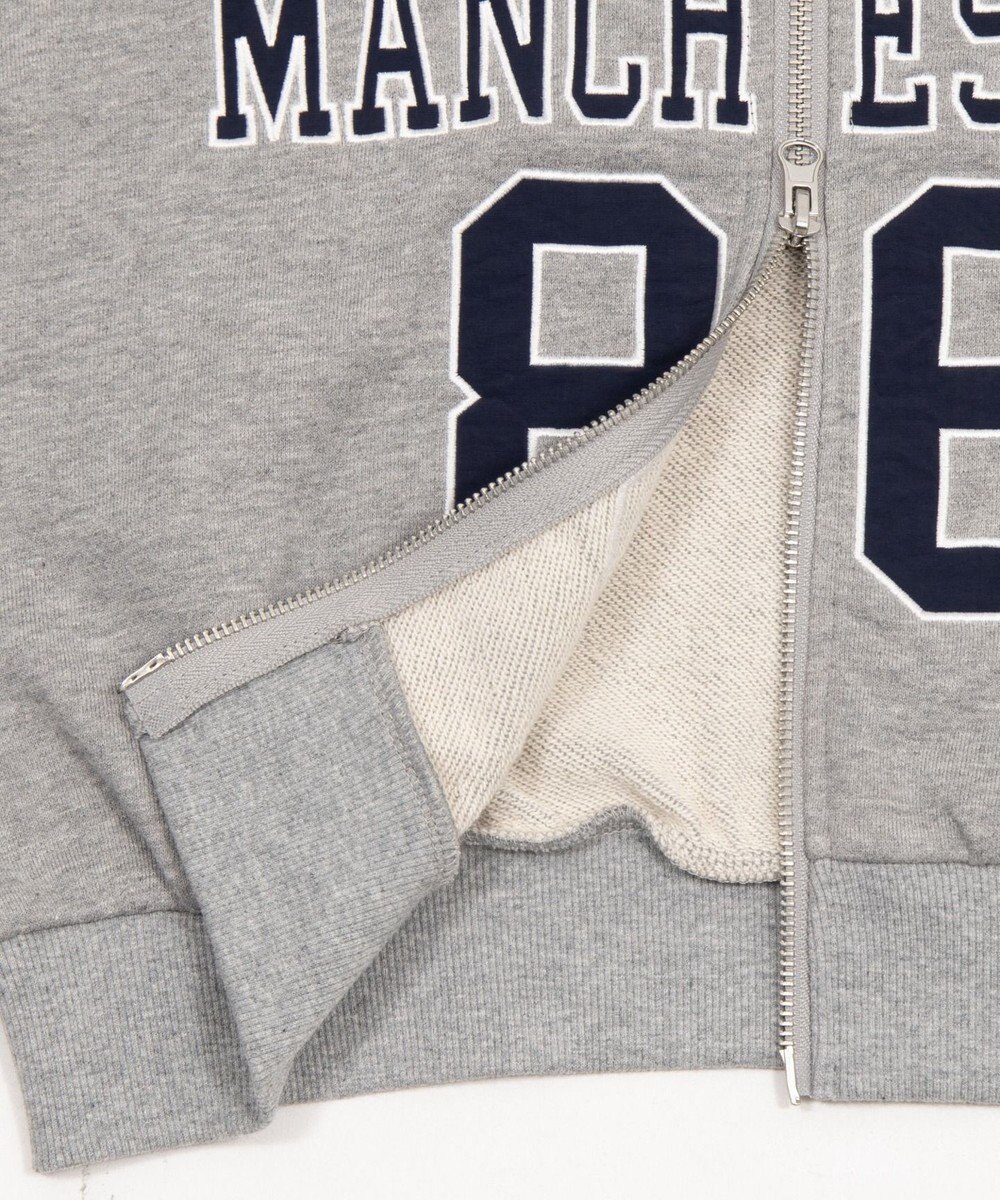 WEGO グラフィックショートZIPパーカー 