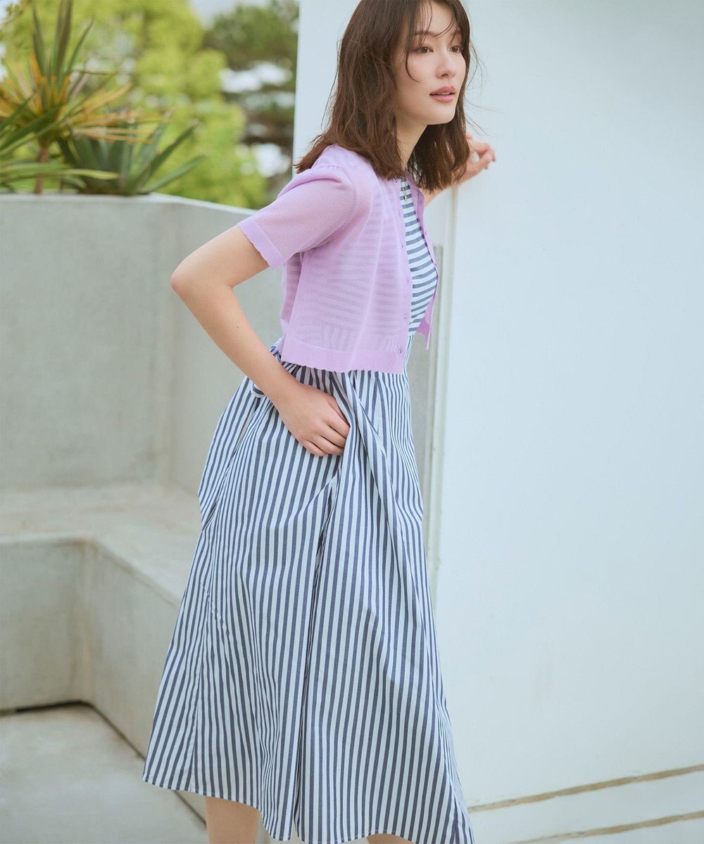 TOCCA 【星風まどかさん着用】STRIPE PARASOL ドレス 