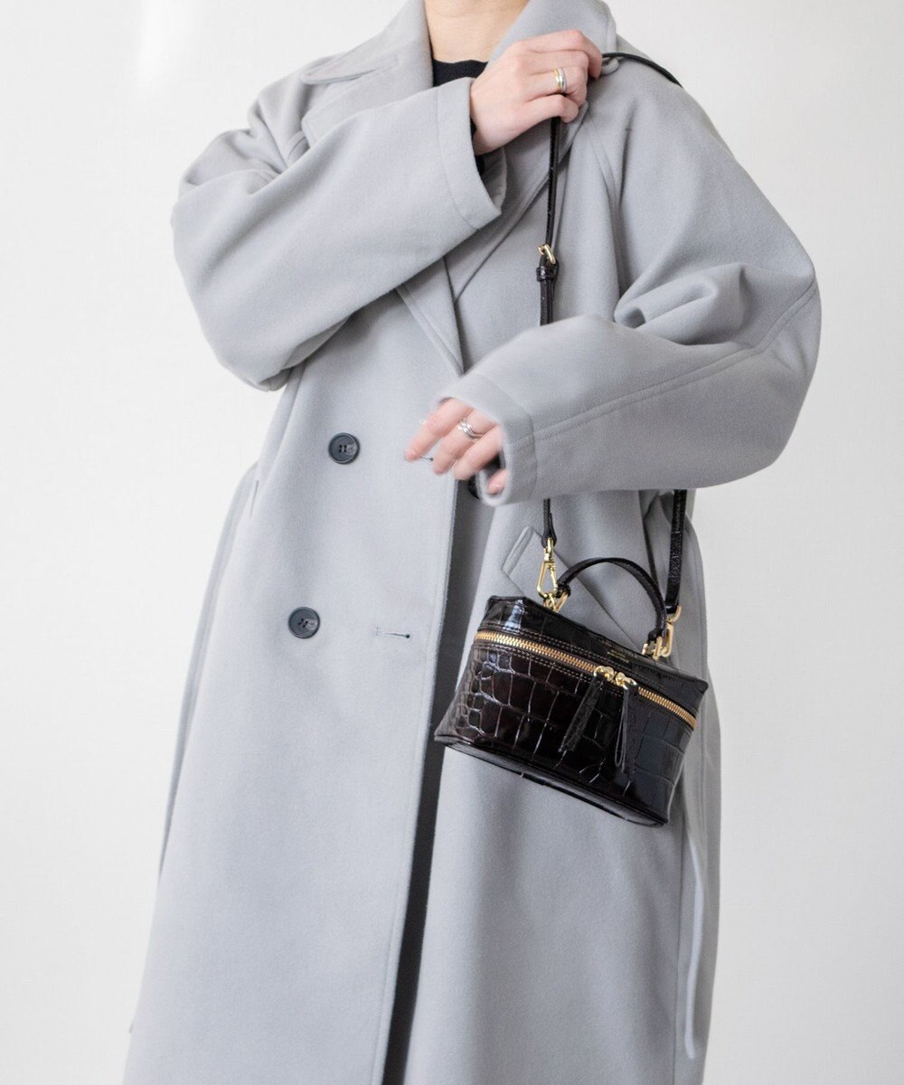 INTER-CHAUSSURES 【CHRISTIAN VILLA】ボックスシルエットミニハンドバッグ 