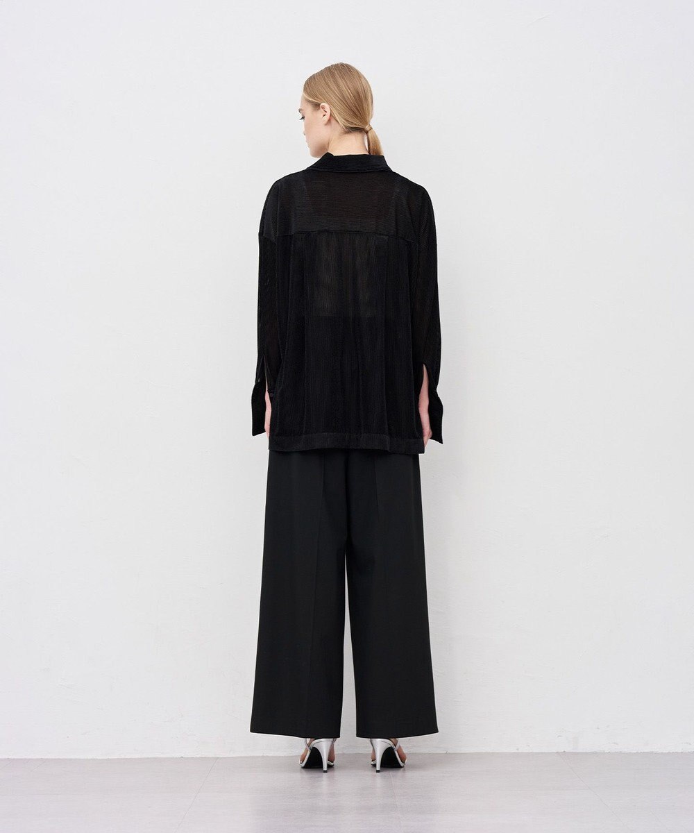 uncrave シアーベロアリブ シャツ 