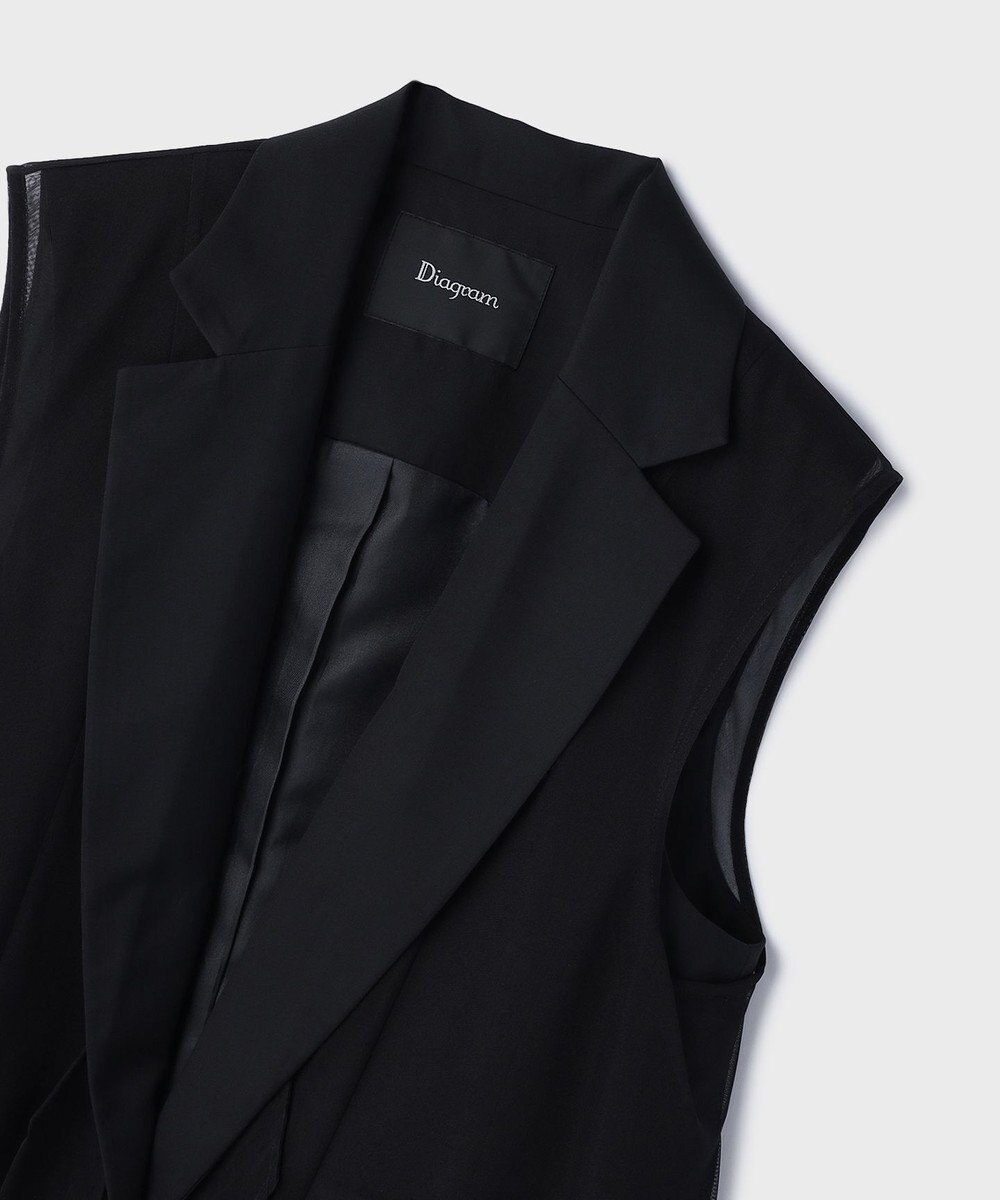 GRACE CONTINENTAL チュールオーバーベスト 