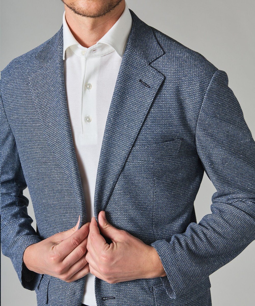 GOTAIRIKU 【吸水速乾/ウォッシャブル】ノルマンディーリネン カーディガンジャケット（24年モデル） 