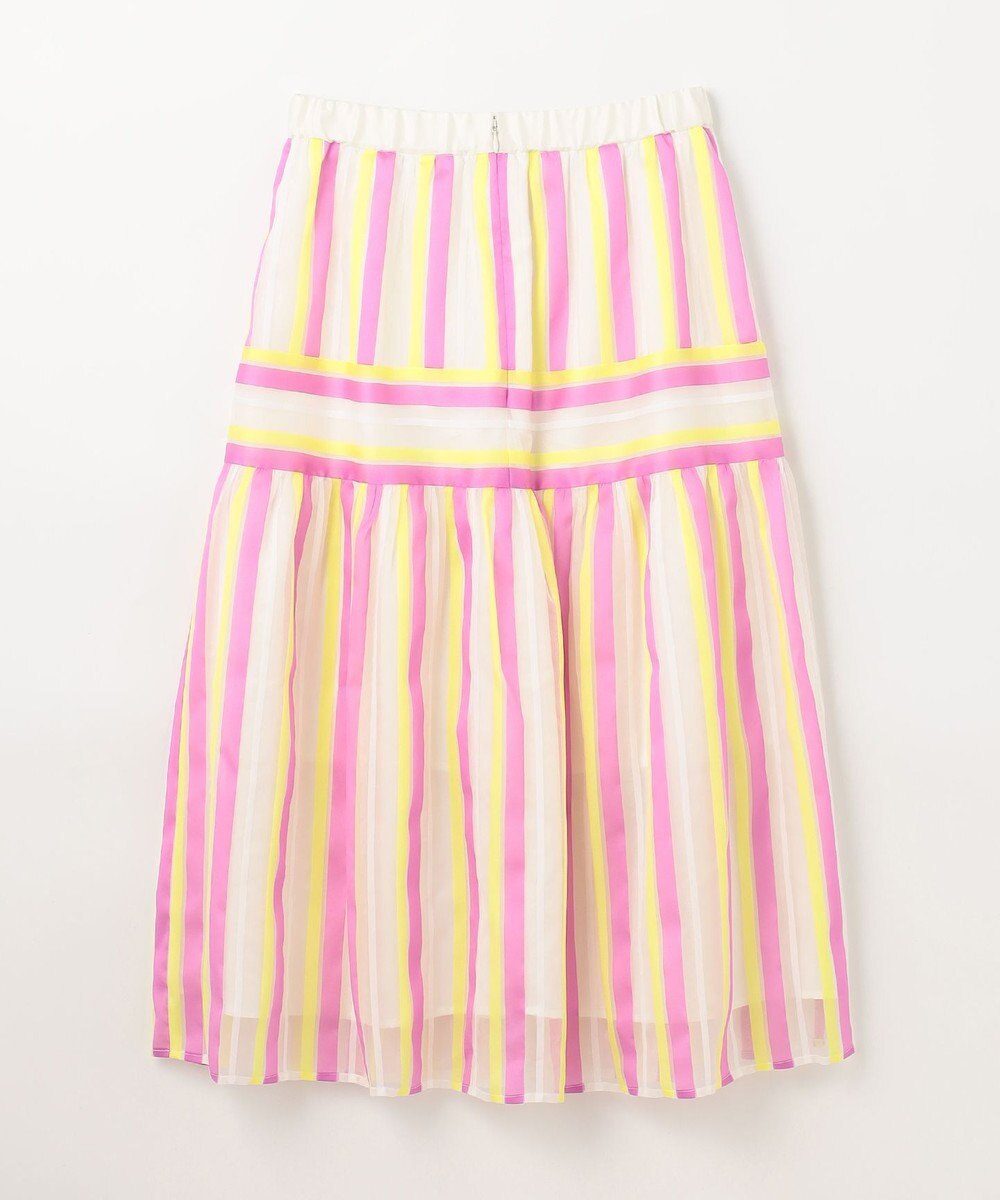 GRACE CONTINENTAL マルチシアーストライプスカート 