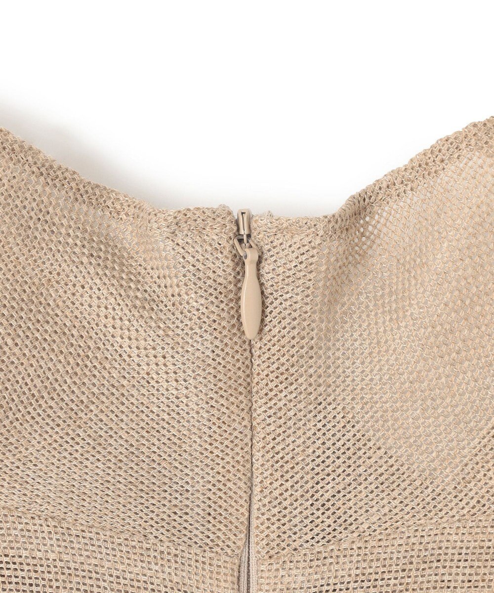 BEIGE， 【洗える・吸水速乾・防シワ・eclat 7・8月号掲載】LIATRIS / オフタートルノースリーブワンピース 