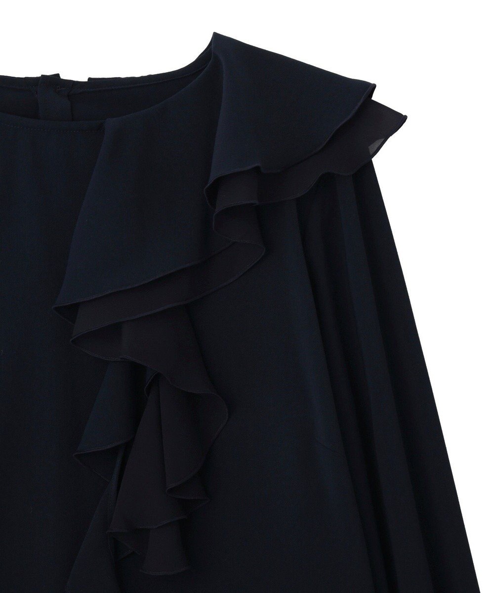 YECCA VECCA アシメラッフルブラウス 