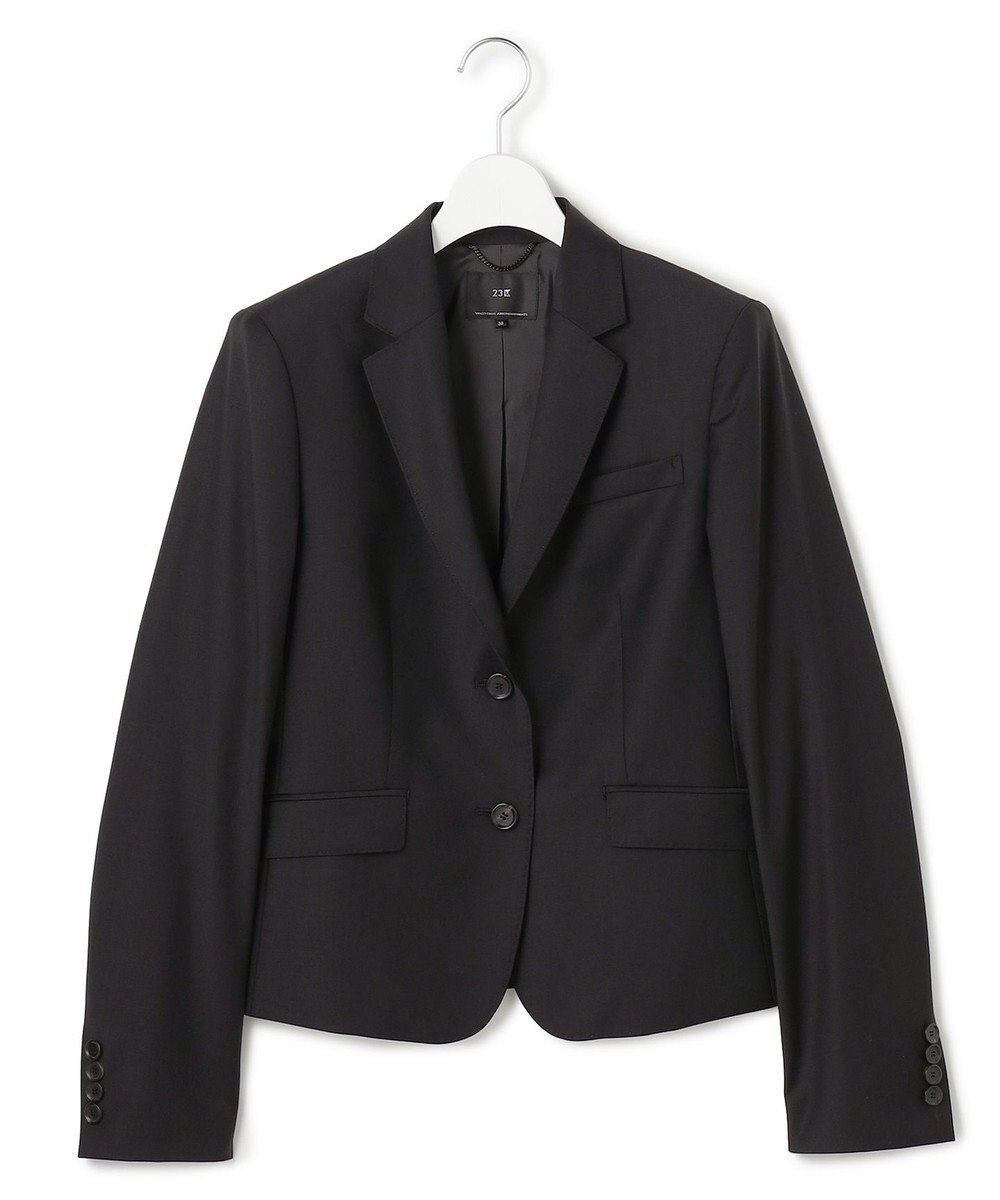 23区 【セットアップ対応】ファインネスウール 二つ釦 ジャケット 