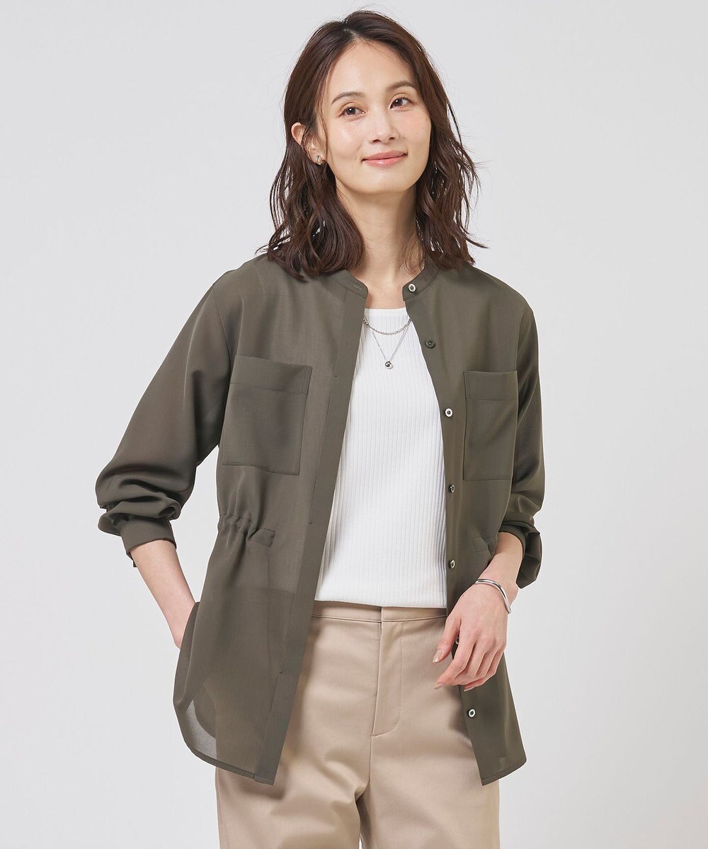 J.PRESS LADIES S RELAXION Sheer ボイル ブラウス 