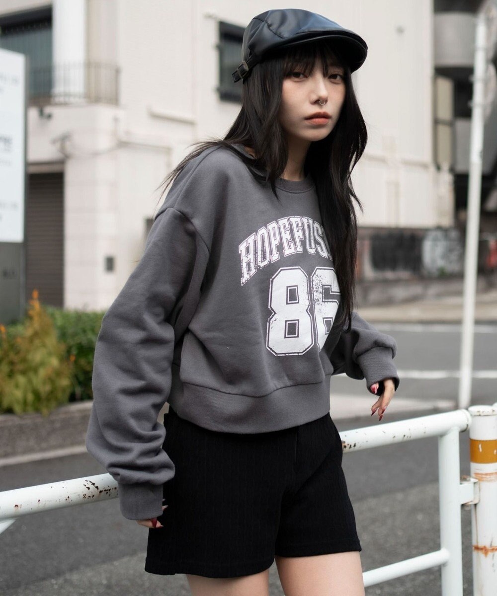 WEGO 裏起毛グラフィックスウェット 