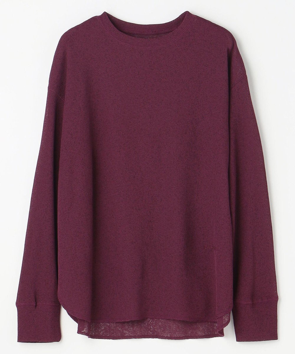 ANY L シアーワッフルロングスリーブTシャツ 