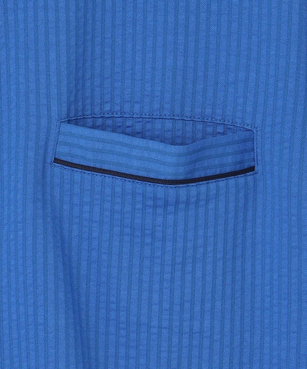 23区GOLF 【MEN】【吸水速乾・UVケア】ストレッチサッカー半袖シャツ 