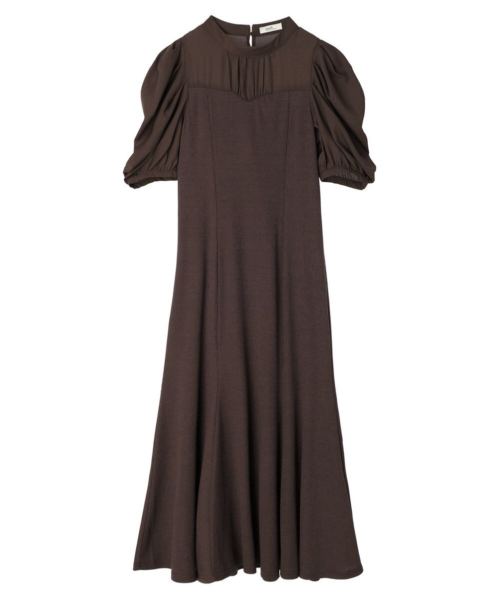 earth music&ecology リブドッキングワンピース 