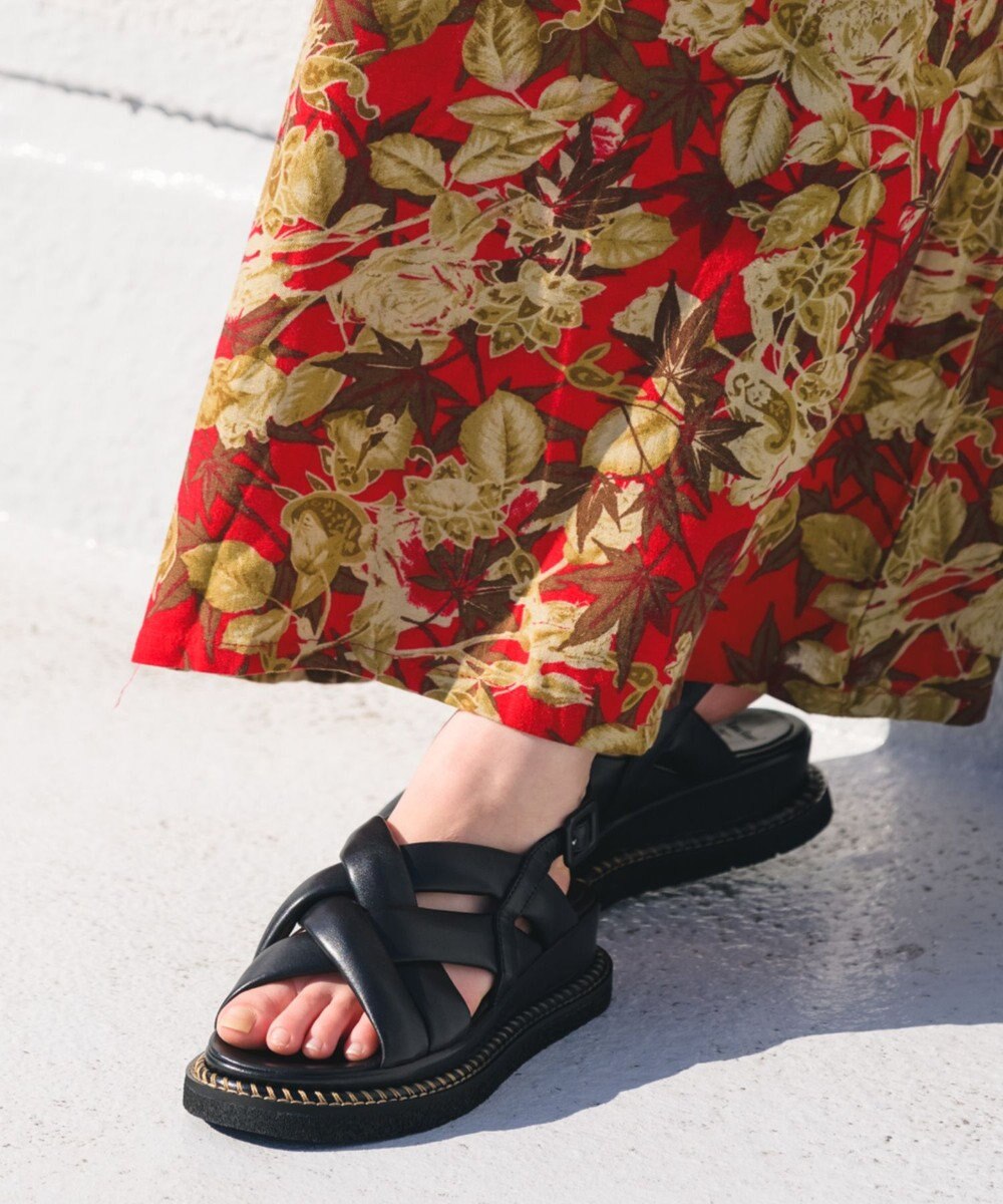 BONTRE 【LucaGrossi/ルカグロッシ】厚底パフィークロスサンダル/H760S-US 