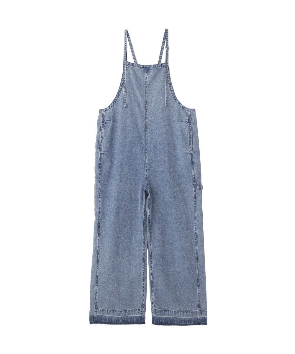 YECCA VECCA 綿麻デニムサロペット 